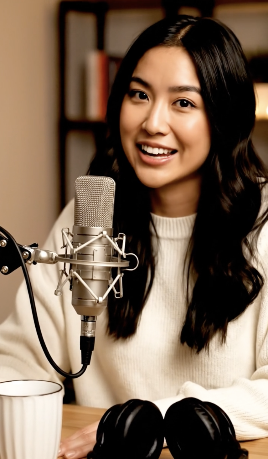 Podcast Host Studio video example
